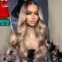 Ash Blonde Body Wave Human Hair Wig - Opaline Glam Beauty