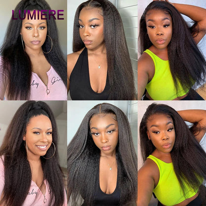 Kinky Yaki Straight Virgin Hair Bundles - Opaline Glam Beauty