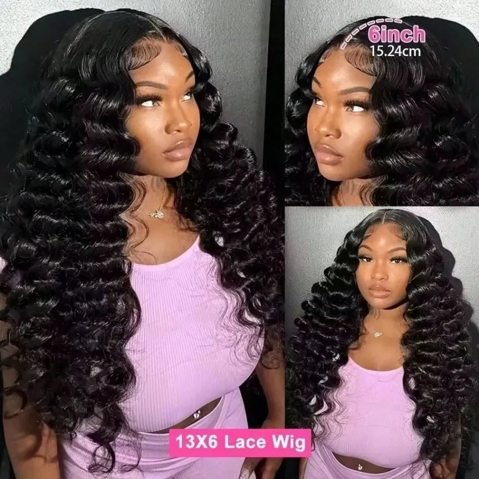 Loose Wave Body Wave Lace Front Wig - Opaline Glam Beauty