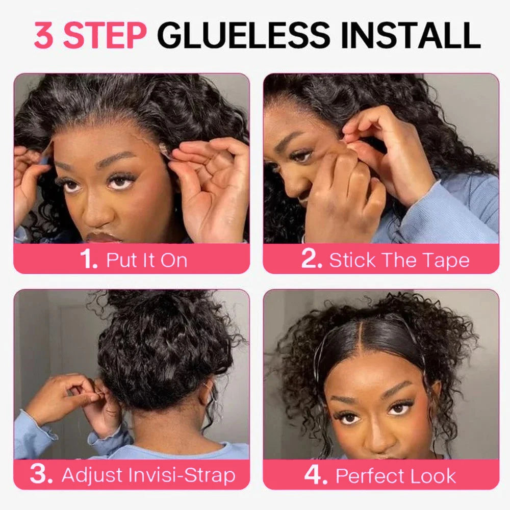 HD 360 Deep Wave Human Hair Wig – Glueless - Opaline Glam Beauty