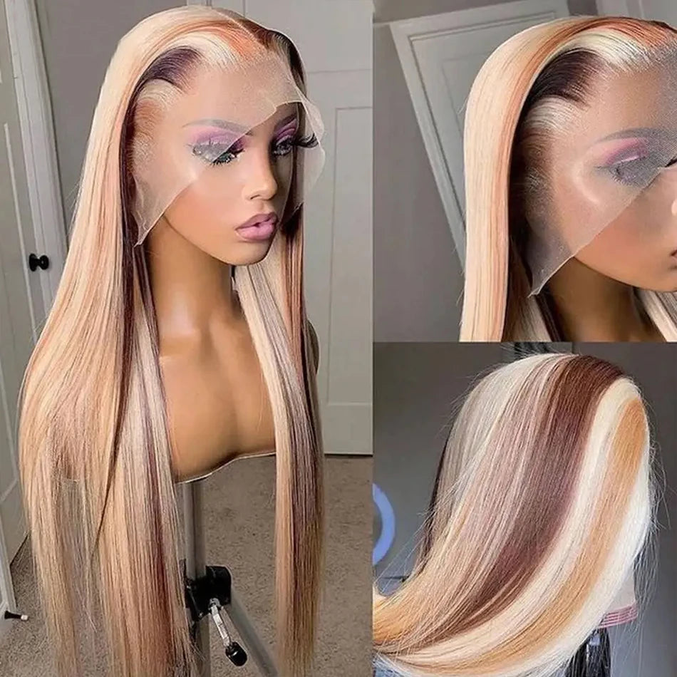 613 Ombre Blonde Glueless Lace Front Wig - Opaline Glam Beauty