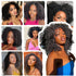 Honey Blonde Kinky Curly Crochet Extensions - Opaline Glam Beauty