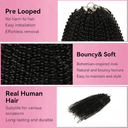 Knotless Spiral Crochet Braiding Hair - Opaline Glam Beauty