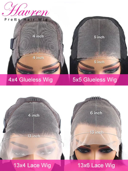 40" Straight HD Lace Front Human Hair Wig – Ready to Wear - Opaline Glam Beauty