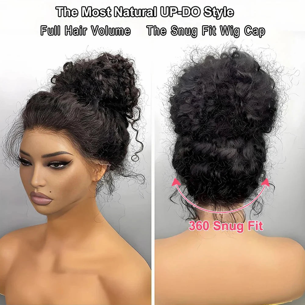 HD 360 Deep Wave Human Hair Wig – Glueless - Opaline Glam Beauty