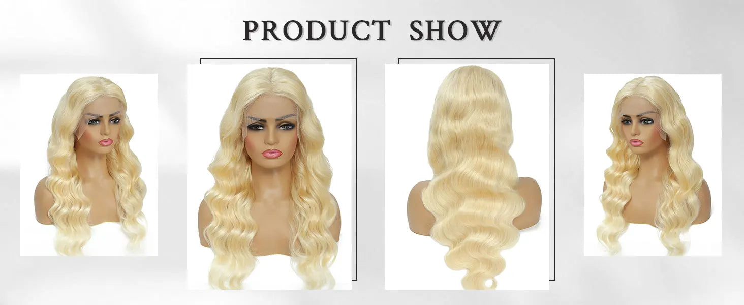 613 Blonde Body Wave Human Hair Wig - Opaline Glam Beauty