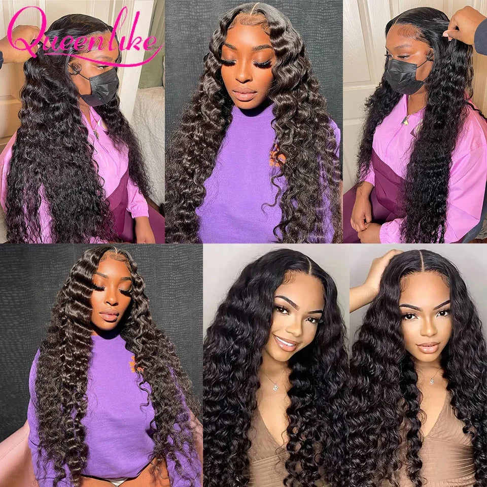 Deep Wave Brazilian Human Hair Bundles - Opaline Glam Beauty