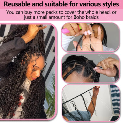Knotless Spiral Crochet Braiding Hair - Opaline Glam Beauty