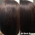 18 Inch Blunt Bob Full Lace Human Hair Wig – Silk Base, 180% Density - Opaline Glam Beauty