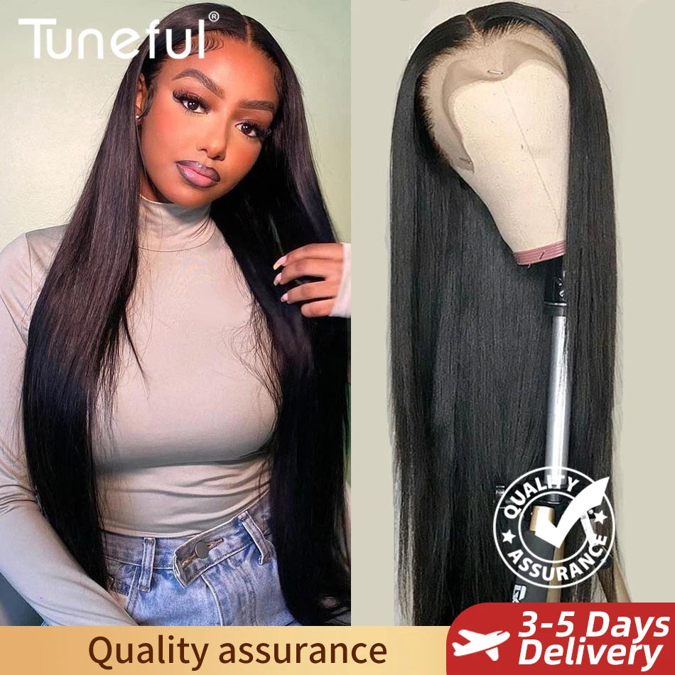 Tuneful 30 Inch Straight 13x6 HD Lace Front Human Hair Wig – Ready to Wea - Opaline Glam Beauty