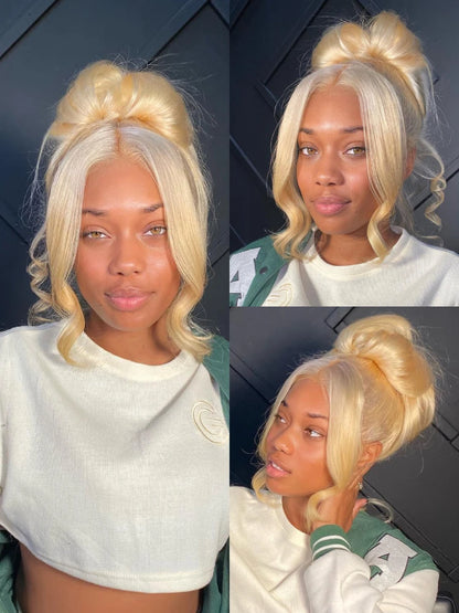 613 Hd 13x4 13x6 360 Lace Frontal Wig Lace Wig Honey Blonde Lace Front Wig Colored Human Hair Brazilian Body Wave Lace Front Wig - Opaline Glam Beauty