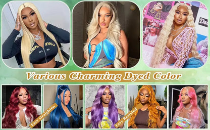 613 Blonde Body Wave Human Hair Wig - Opaline Glam Beauty