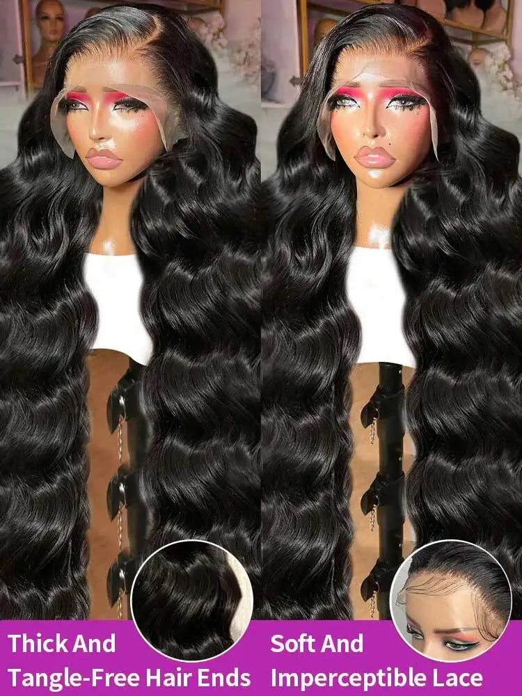 250% Density Raw Peruvian Body Wave Glueless HD Lace Wig - Opaline Glam Beauty