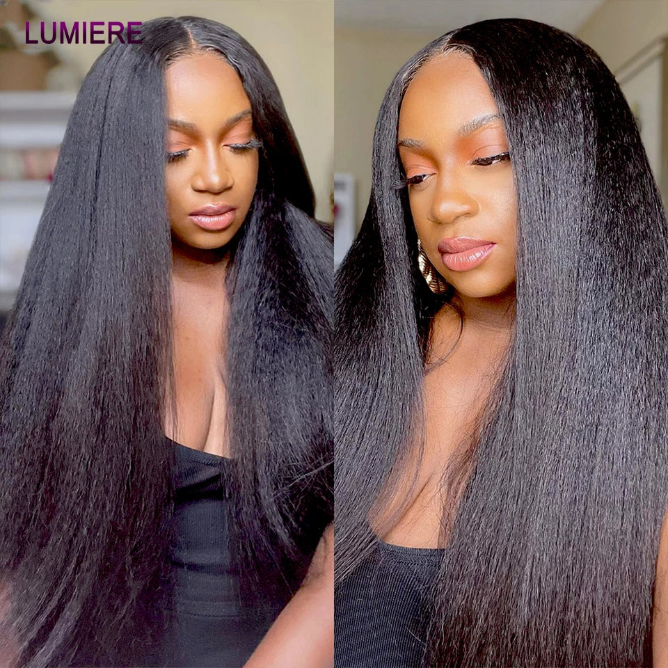 Kinky Yaki Straight Virgin Hair Bundles - Opaline Glam Beauty