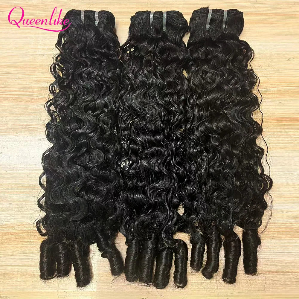 15A Burmese Curly Human Hair Bundles - Opaline Glam Beauty