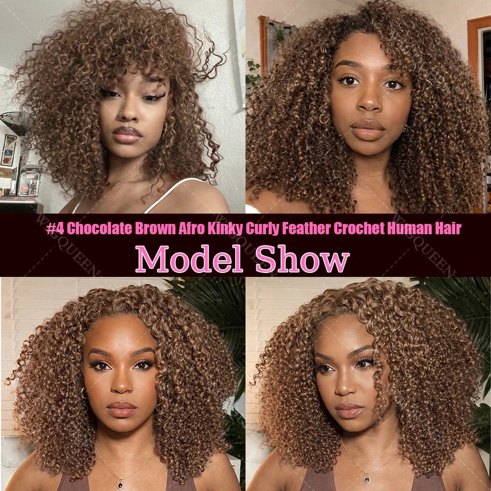 4/27 Highlight Curly Pixie Pre-Looped Hair Extensions - Opaline Glam Beauty