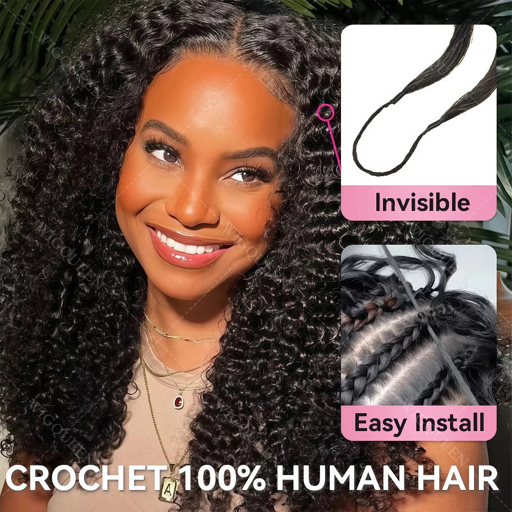Knotless Spiral Crochet Braiding Hair - Opaline Glam Beauty