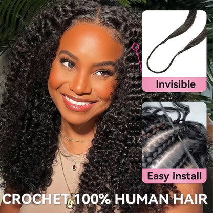 Knotless Spiral Crochet Braiding Hair - Opaline Glam Beauty