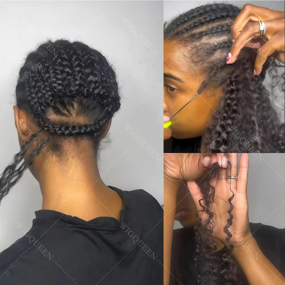 Knotless Spiral Crochet Braiding Hair - Opaline Glam Beauty