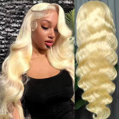 613 Blonde Body Wave Human Hair Wig - Opaline Glam Beauty
