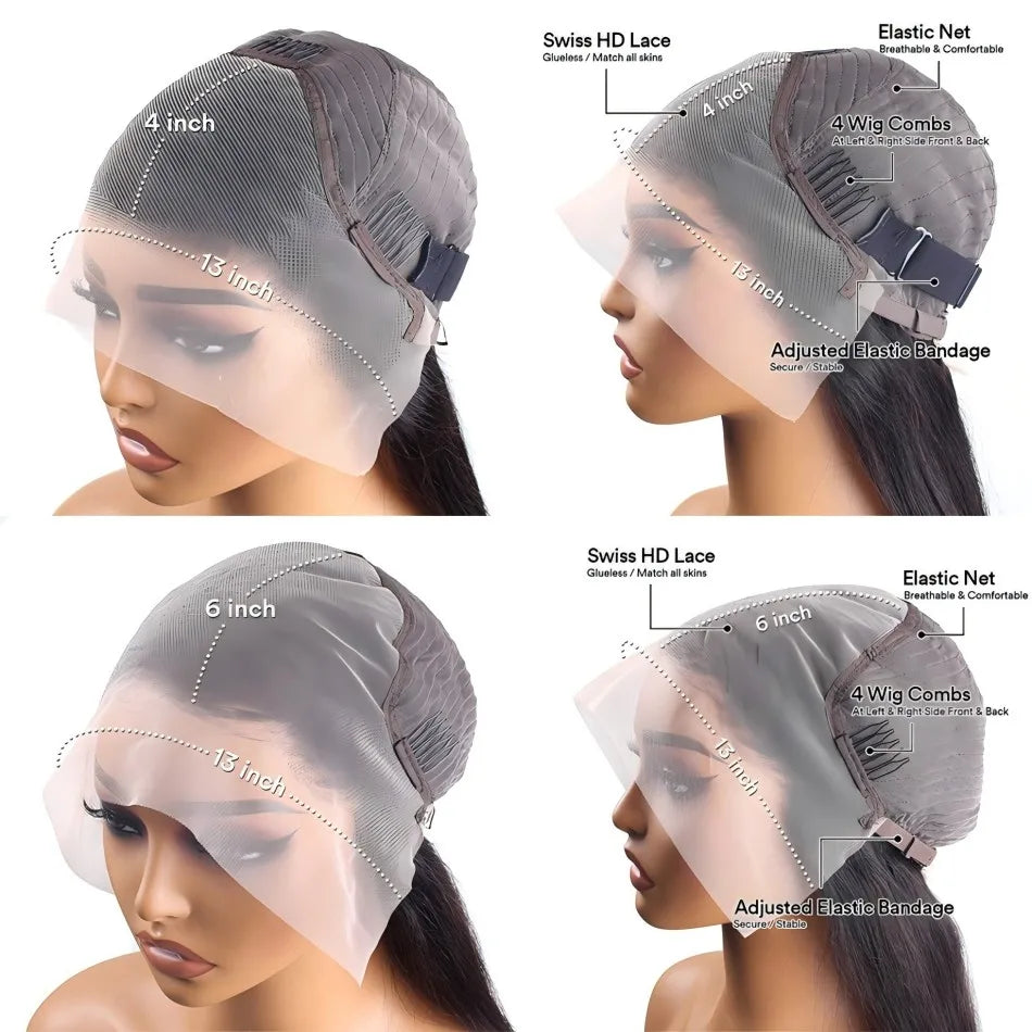 Loose Wave Body Wave Lace Front Wig - Opaline Glam Beauty