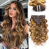 4/27 Ombre Body Wave Clip-In Human Hair Extensions – 120g 8pcs - Opaline Glam Beauty