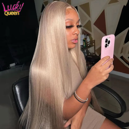 Ash Blonde Body Wave Human Hair Wig - Opaline Glam Beauty