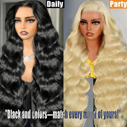 613 Blonde Body Wave Human Hair Wig - Opaline Glam Beauty