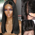 18 Inch Blunt Bob Full Lace Human Hair Wig – Silk Base, 180% Density - Opaline Glam Beauty