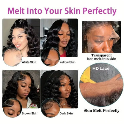 Loose Wave Body Wave Lace Front Wig - Opaline Glam Beauty