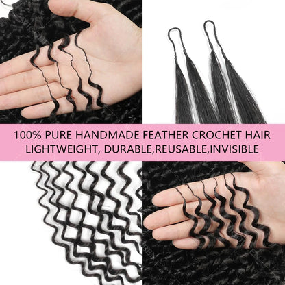 Knotless Spiral Crochet Braiding Hair - Opaline Glam Beauty