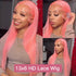 Pink Body Wave Human Hair Wig - Opaline Glam Beauty