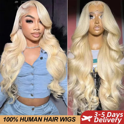 613 Blonde Body Wave Human Hair Wig - Opaline Glam Beauty