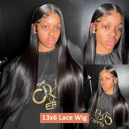 Bone Straight Lace Front Human Hair Wig - Opaline Glam Beauty