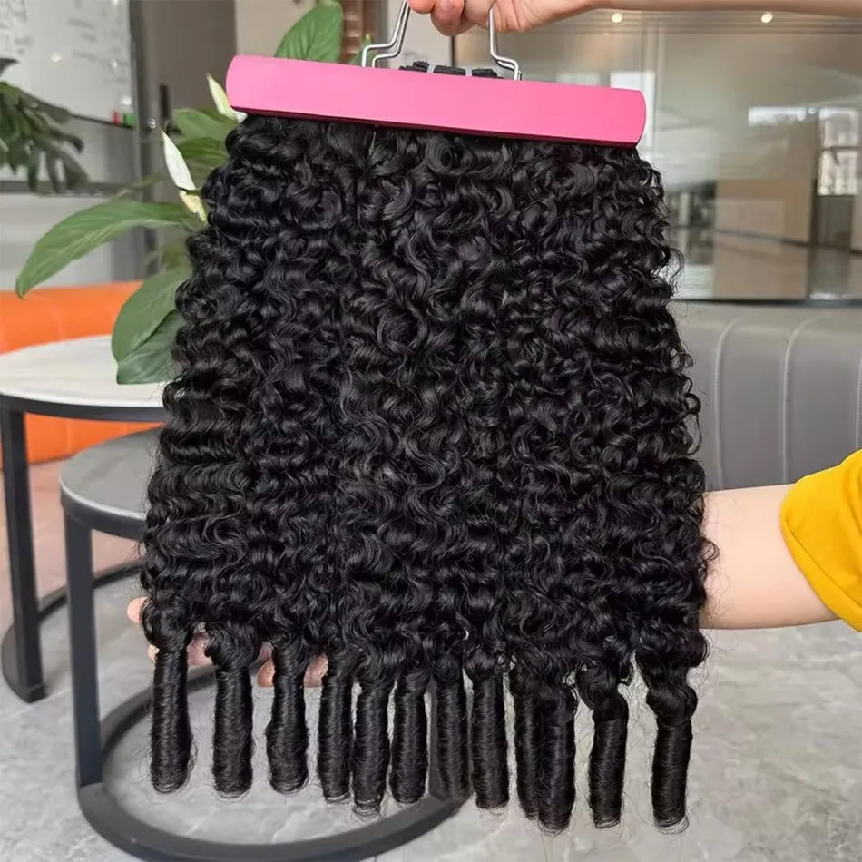 32" Burmese Virgin Curly Hair Bundles - Opaline Glam Beauty