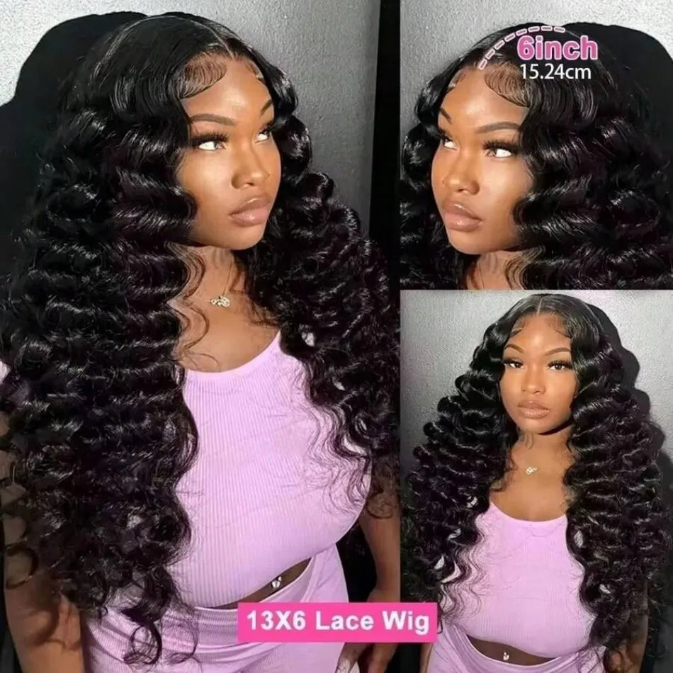 Loose Wave Body Wave Lace Front Wig - Opaline Glam Beauty