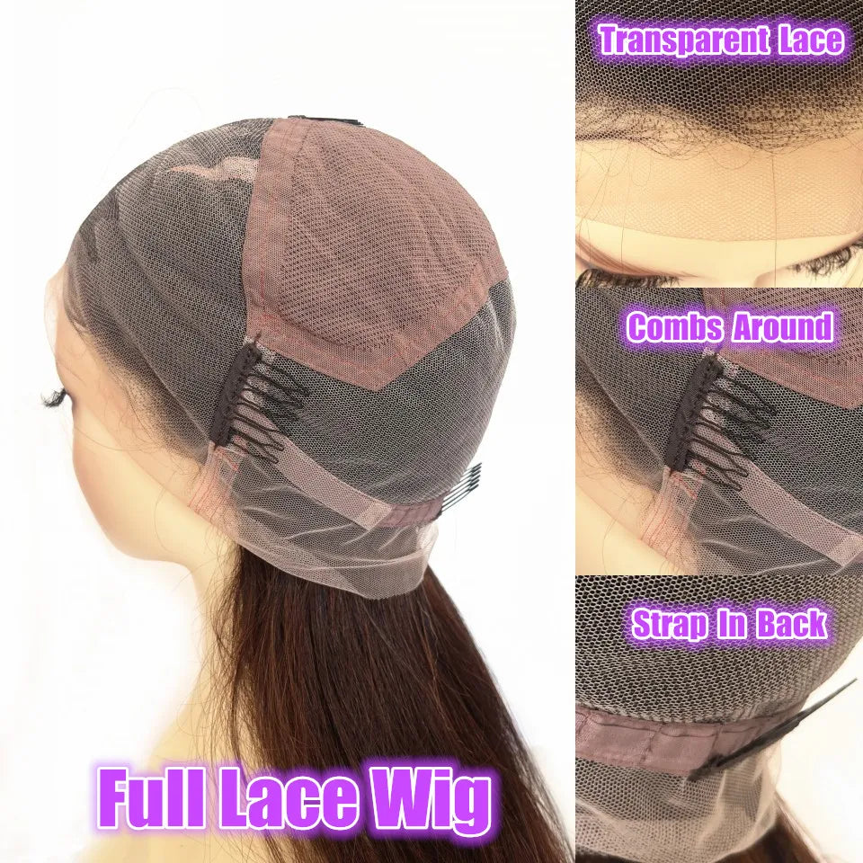 Brazilian Ombre Blonde Body Wave Human Hair Wig - Opaline Glam Beauty