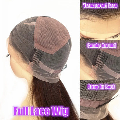 Brazilian Ombre Blonde Body Wave Human Hair Wig - Opaline Glam Beauty