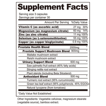 BSYS Prostate Health Capsules Urinary &amp; Bladder Wellness