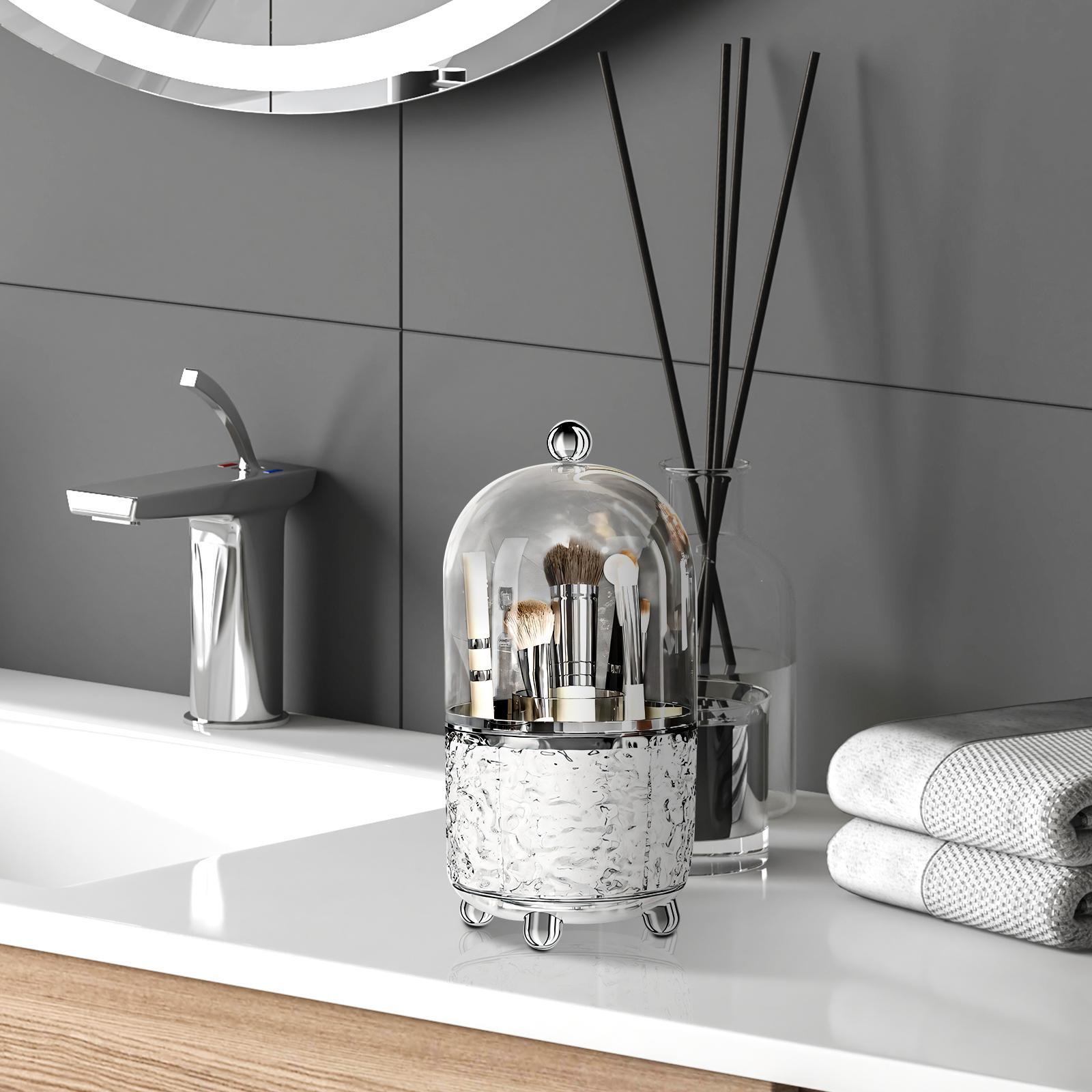 Large Capacity Bathroom Makeup Brush Storage Rack