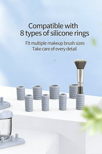 Electric Makeup Brush Scrubber,Multi Functional Automatic Cleaner,Quick Wash Quick Dry Makeup Brush Cleaner