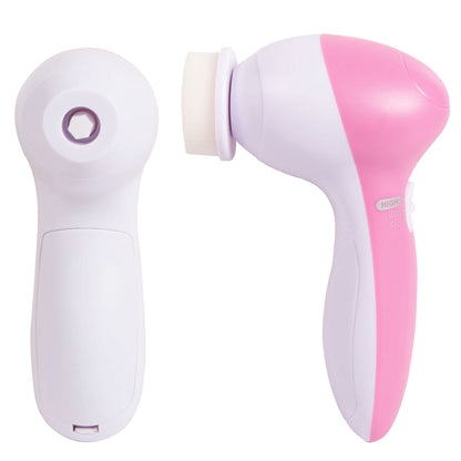 Waterproof Face Spin Cleansing Brush with 5 Heads