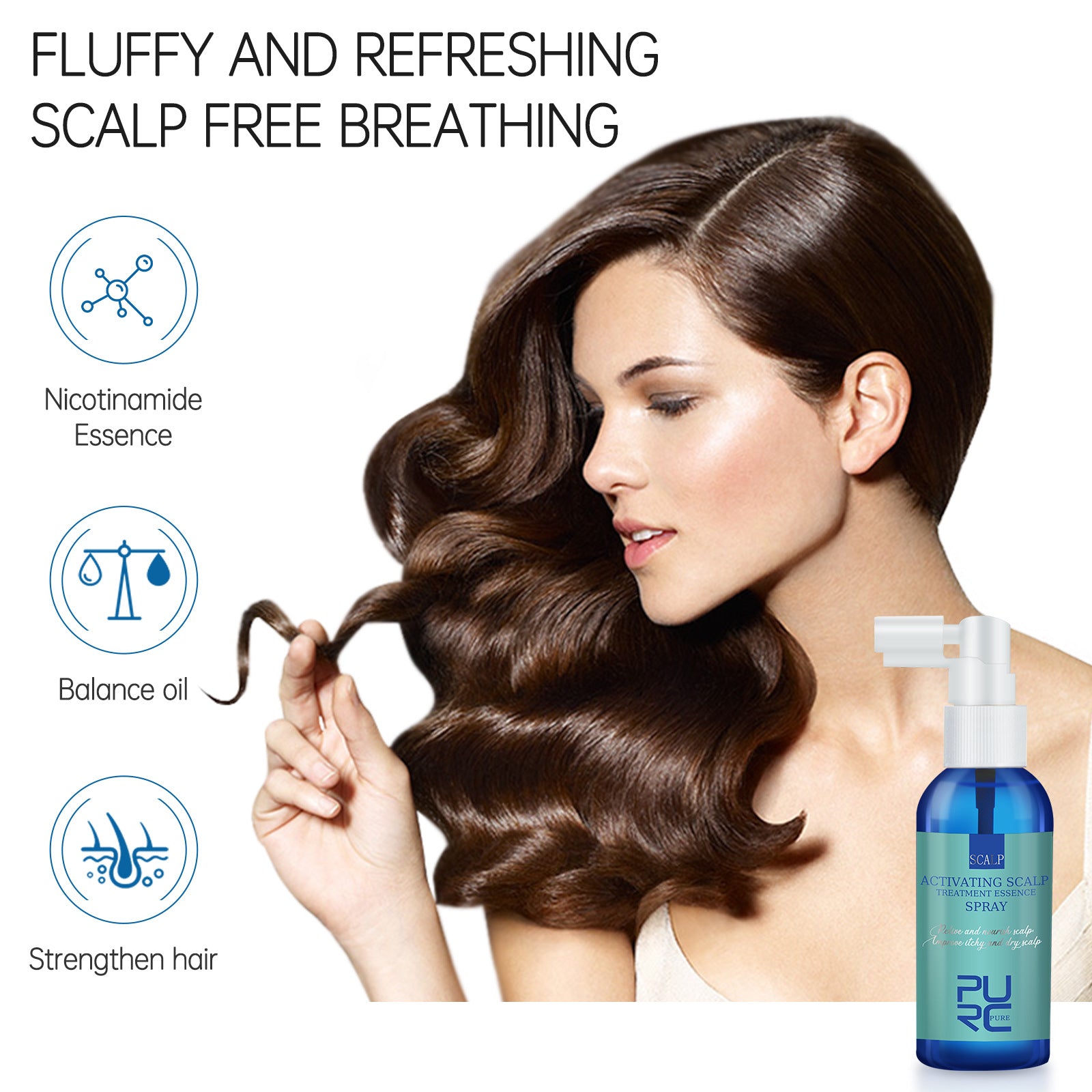 Scalp Care Serum Refreshing And Strengthening Mist - Opaline Glam Beauty