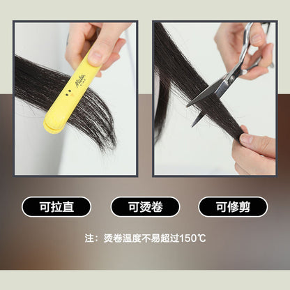 Silver Pink Curly Long Hair Full-head Wig Natural Realistic Fluffy Lolita Anime Cosplay