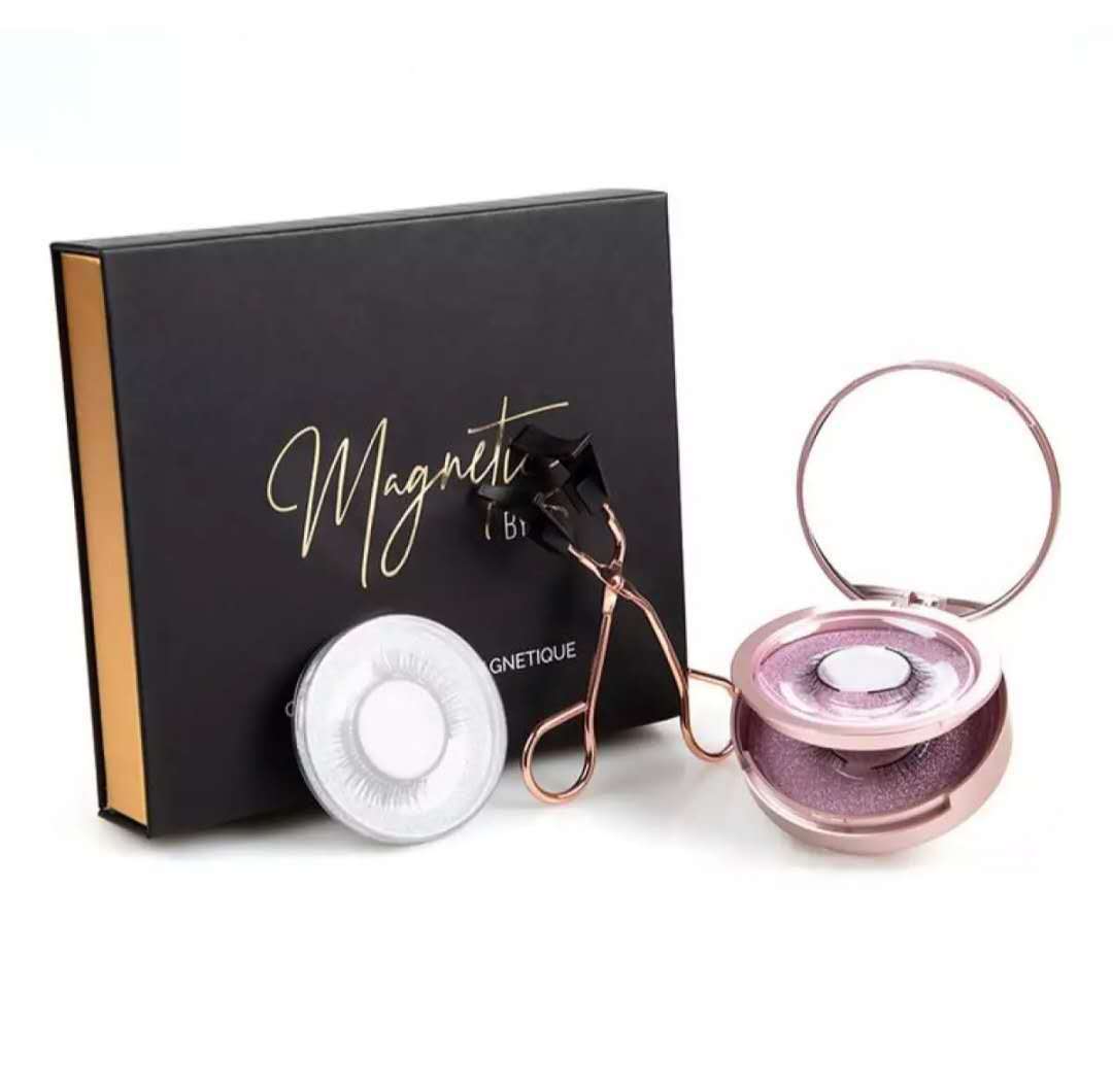 Reusable Magnetic Self-Adhesive Eyelashes No Eyeliner