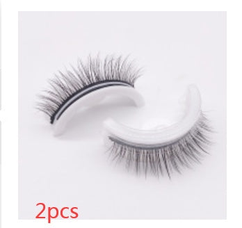 Reusable 3D Mink Lashes Natural False Eyelashes Self Adhesive