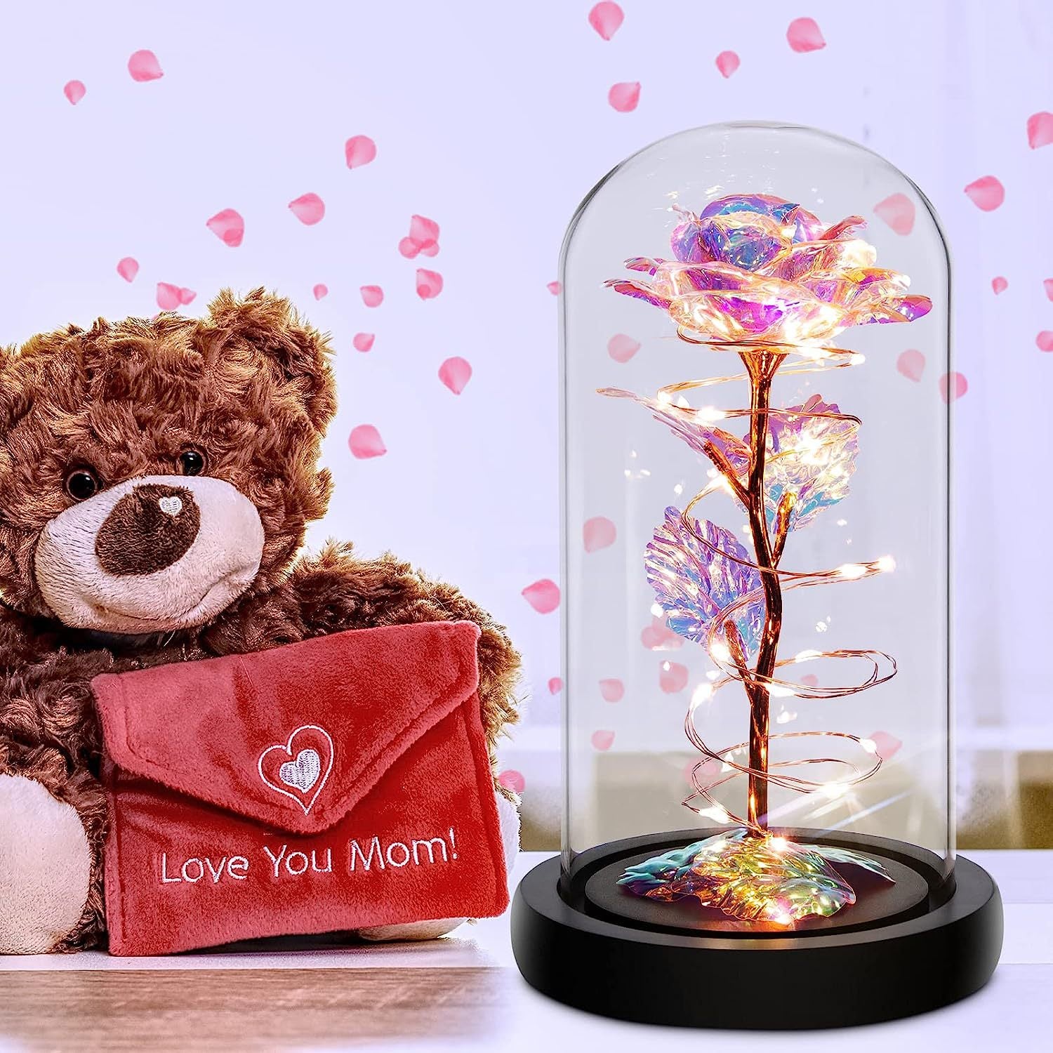 Gold Foil Christmas Gift Valentine&