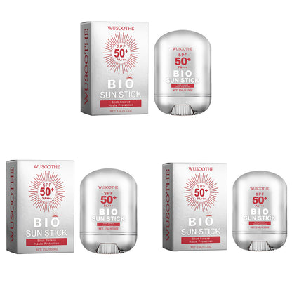 WUSOOTHE Bio Sun Stick 15g - Advanced Protection With Peptide Complex, Collagen And Hyaluronic Acid SPF50