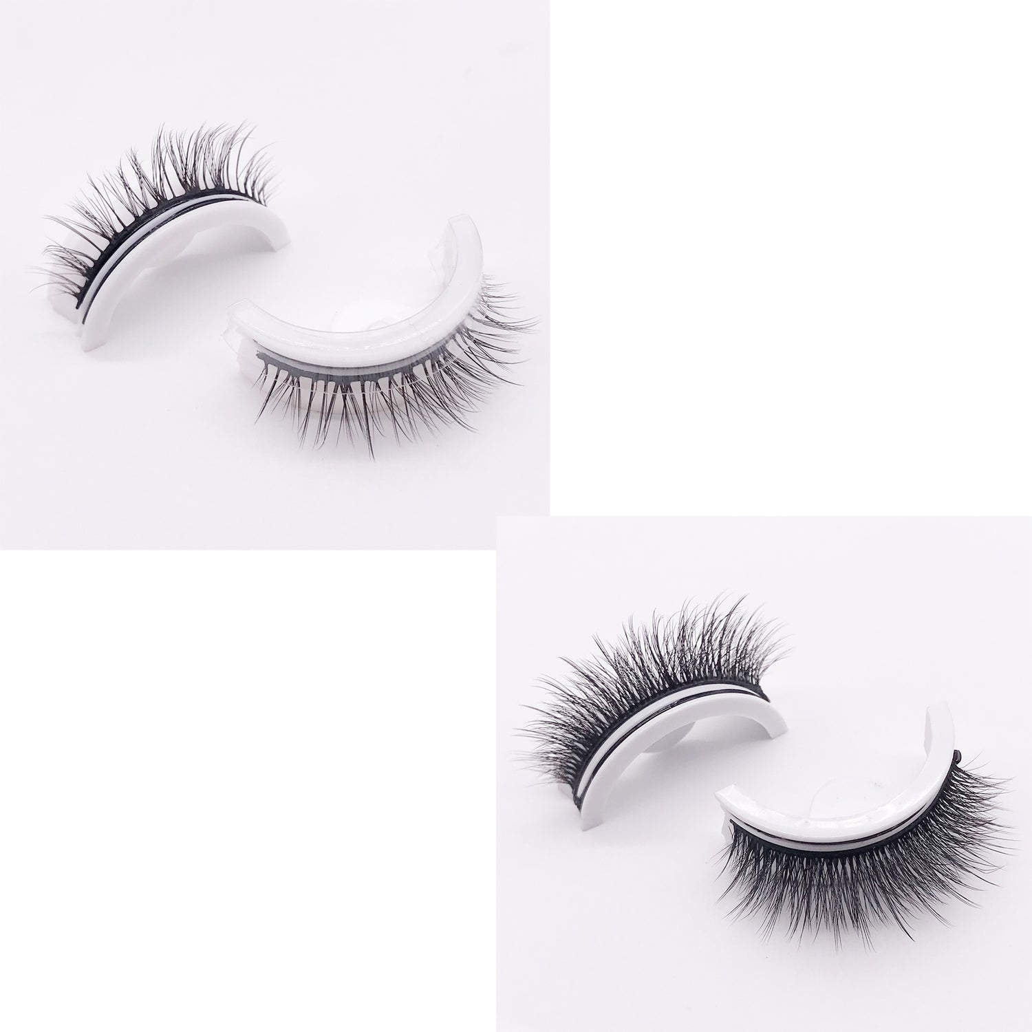 Reusable 3D Mink Lashes Natural False Eyelashes Self Adhesive