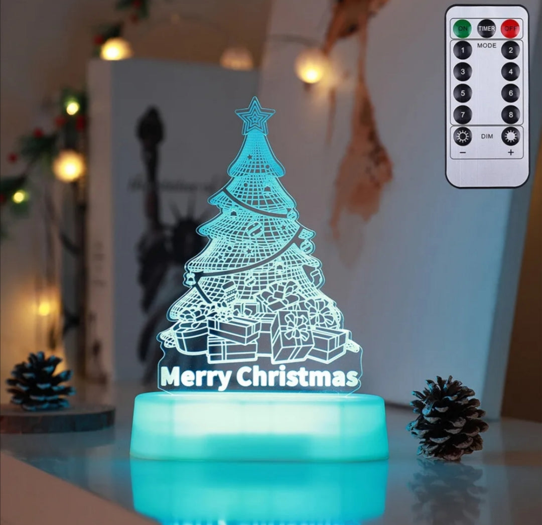 3D LED night light